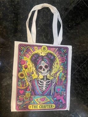 “The Crafter” Tarot Style Tote Bag